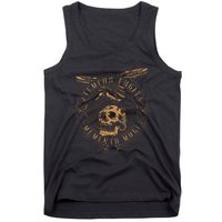 Tempus Fugit Memento Mori Latin Phrase Tank Top