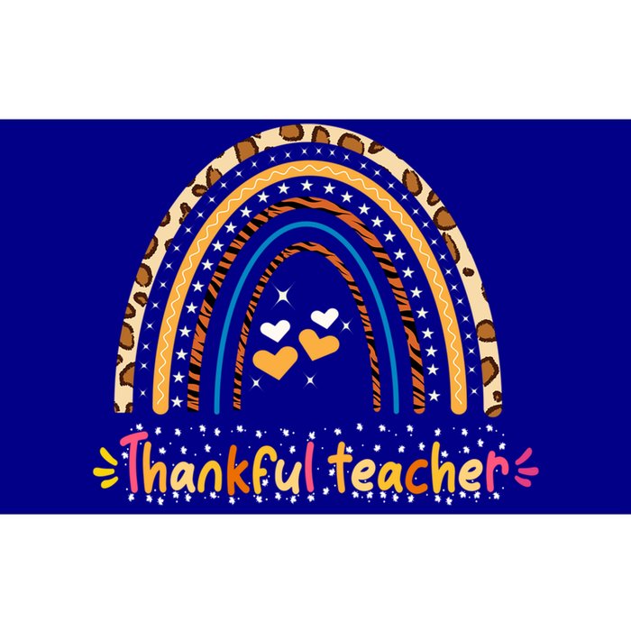 Thankful For My Beautiful Teacher Love Vibes Gift Bumper Sticker