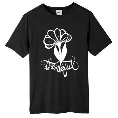 Thankful For My Life Love And Family Gift Tall Fusion ChromaSoft Performance T-Shirt