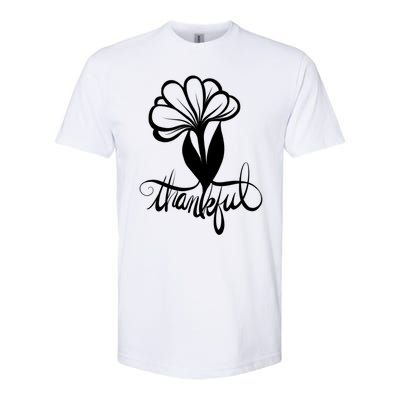 Thankful For My Life Love And Family Gift Softstyle CVC T-Shirt