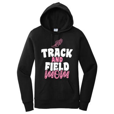 Track & Field Mom Sports Running Proud Mother's Day Women's Pullover Hoodie