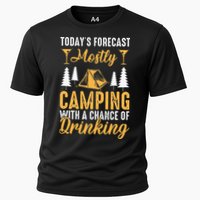 Today's forecast mostly camping with a chance of drinking Performance Shirt