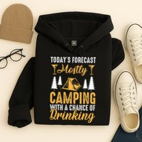 Today's forecast mostly camping with a chance of drinking Hoodie