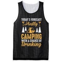Today's forecast mostly camping with a chance of drinking Mesh Reversible Basketball Jersey Tank