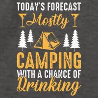 Today's forecast mostly camping with a chance of drinking Vector Backpack