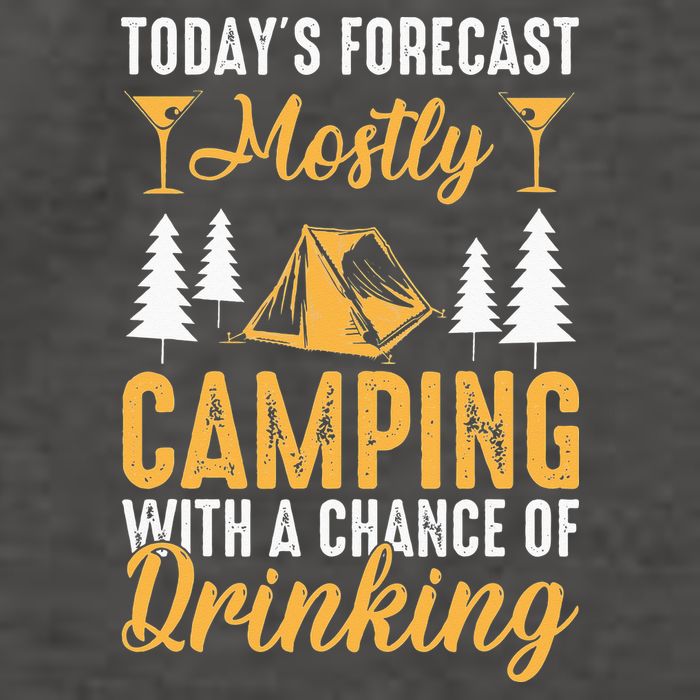 Today's forecast mostly camping with a chance of drinking Vector Backpack