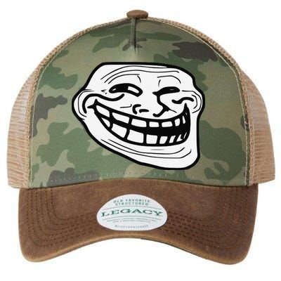 Troll Face Meme Funny Dank Meme Troll Face Legacy Tie Dye Trucker Hat