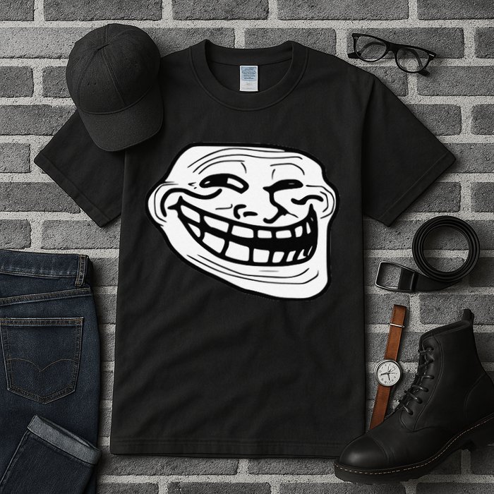 Troll Face Meme Funny Dank Meme Troll Face Tall T-Shirt