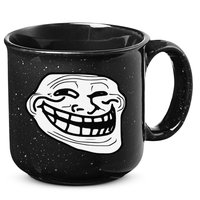 Troll Face Meme Funny Dank Meme Troll Face 15oz Campfire Ceramic Mug