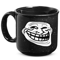Troll Face Meme Funny Dank Meme Troll Face 15oz Campfire Ceramic Mug