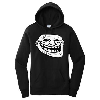 Troll Face Meme Funny Dank Meme Troll Face Women's Pullover Hoodie