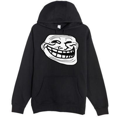 Troll Face Meme Funny Dank Meme Troll Face Premium Pullover Hoodie
