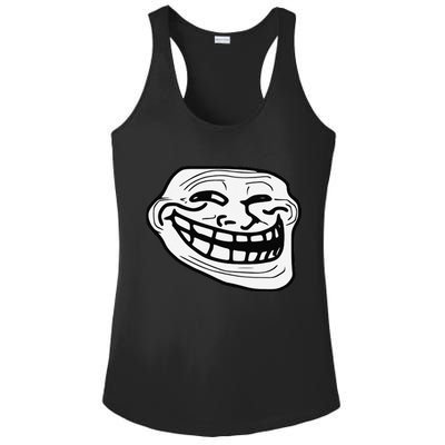 Troll Face Meme Funny Dank Meme Troll Face Ladies PosiCharge Competitor Racerback Tank