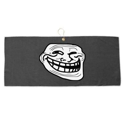 Troll Face Meme Funny Dank Meme Troll Face Large Microfiber Waffle Golf Towel