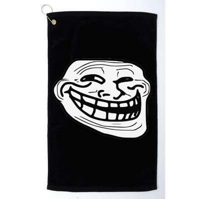 Troll Face Meme Funny Dank Meme Troll Face Golf Towel