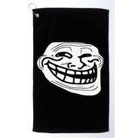 Troll Face Meme Funny Dank Meme Troll Face Golf Towel
