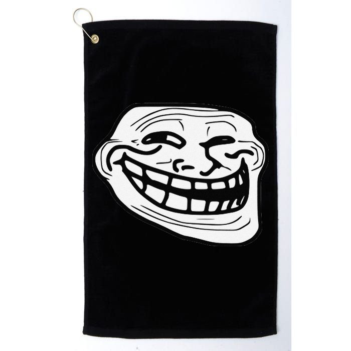 Troll Face Meme Funny Dank Meme Troll Face Golf Towel