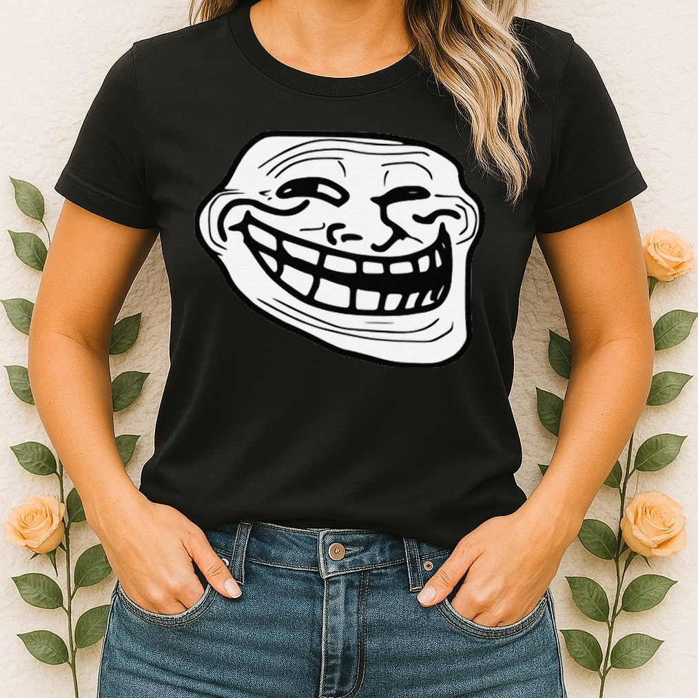 Troll Face Meme Funny Dank Meme Troll Face Womens T-Shirt