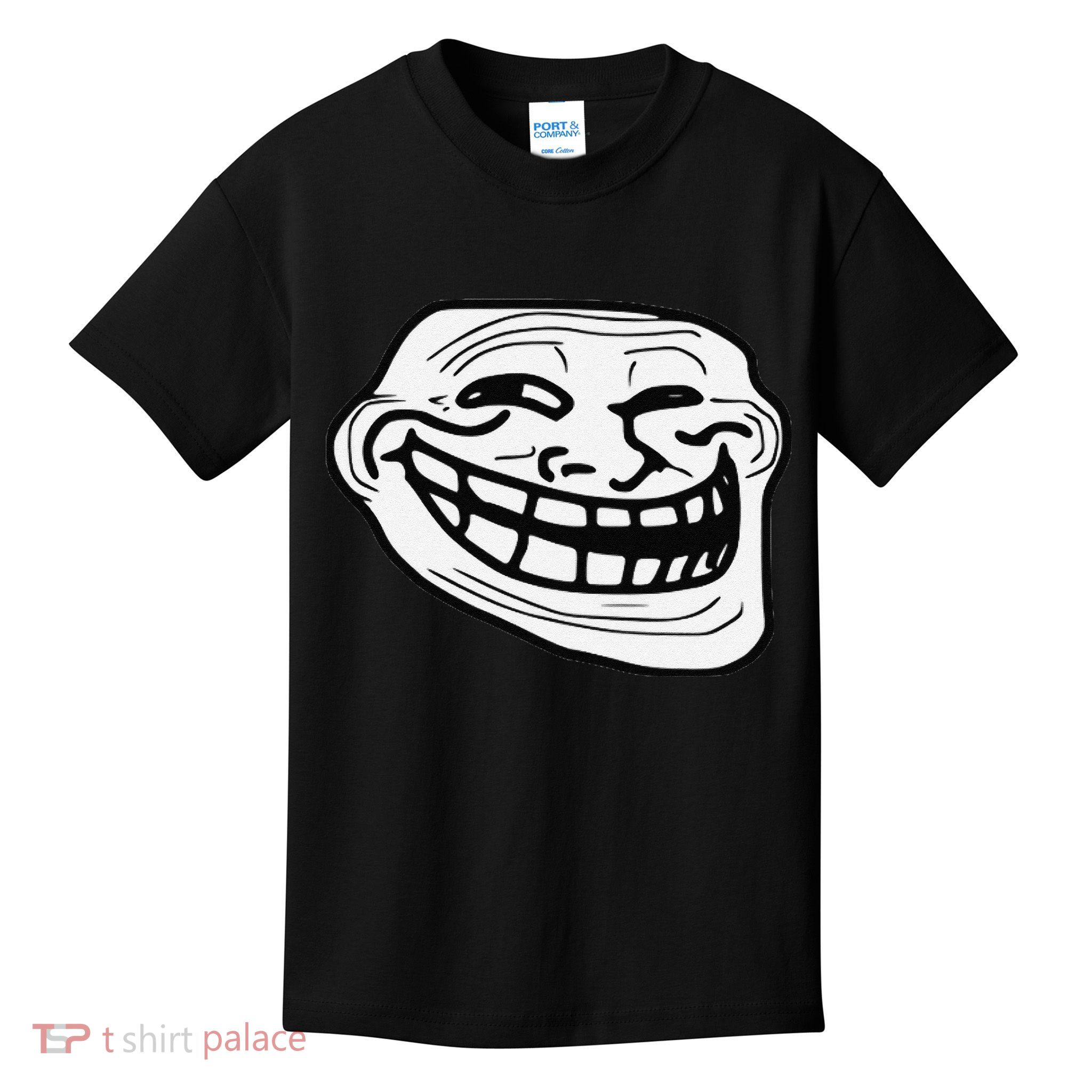 Troll Face Meme Funny Dank Meme Troll Face Kids T-Shirt