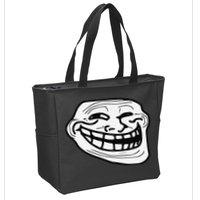 Troll Face Meme Funny Dank Meme Troll Face Zip Tote Bag