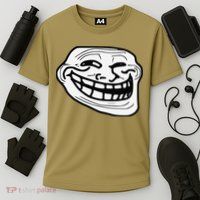 Troll Face Meme Funny Dank Meme Troll Face Performance Shirt