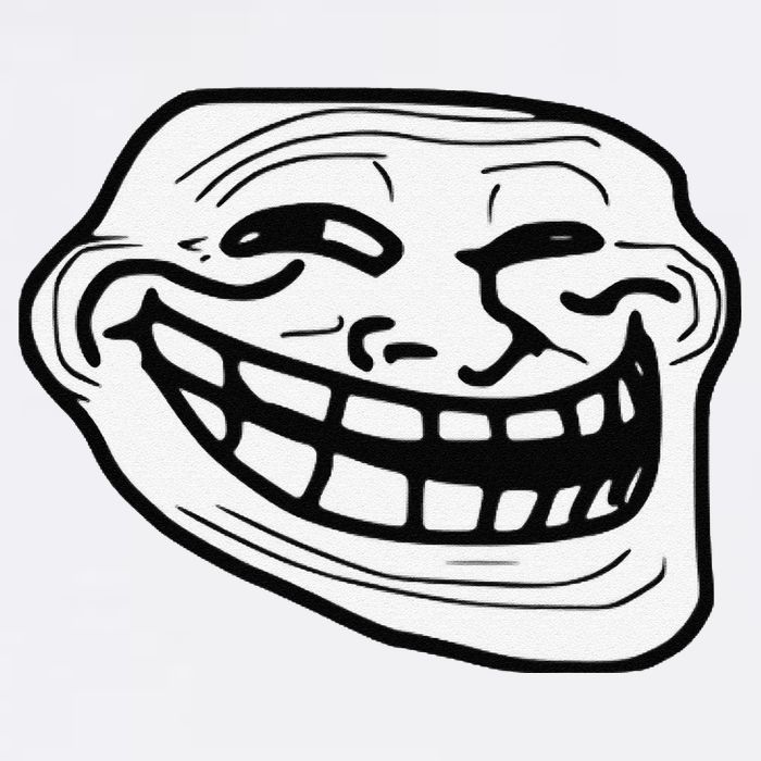 Troll Face Meme Funny Dank Meme Troll Face Garment-Dyed Sweatshirt
