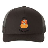 Turkey Family Mama Turkey Papa Turkey Baby Turkey Thanksgiving Family Matchi Yupoong Adult 5-Panel Trucker Hat