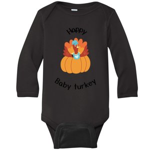 Turkey Family Mama Turkey Papa Turkey Baby Turkey Thanksgiving Family Matchi Baby Long Sleeve Bodysuit