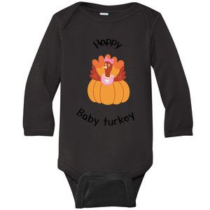 Turkey Family Mama Turkey Papa Turkey Baby Turkey Thanksgiving Family Matchi Baby Long Sleeve Bodysuit