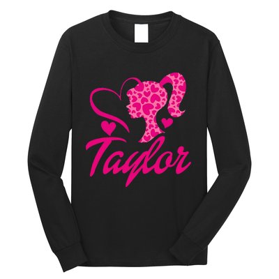 Taylor First Named Baby Birthday Long Sleeve Shirt