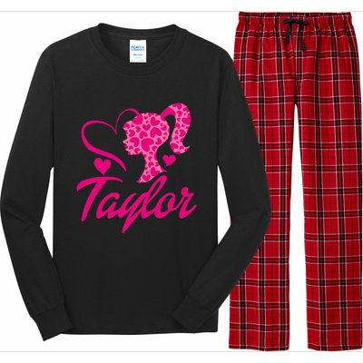 Taylor First Named Baby Birthday Long Sleeve Pajama Set