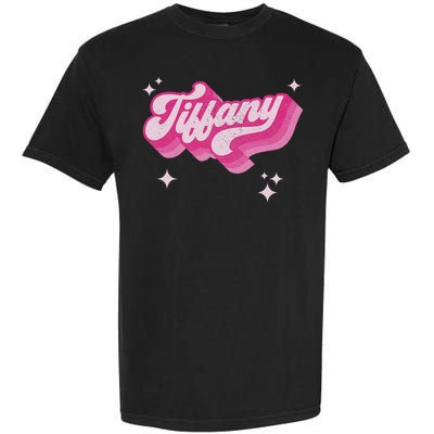 Tiffany First Name Girl Vintage Style 70s Personalized Retro Garment-Dyed Heavyweight T-Shirt