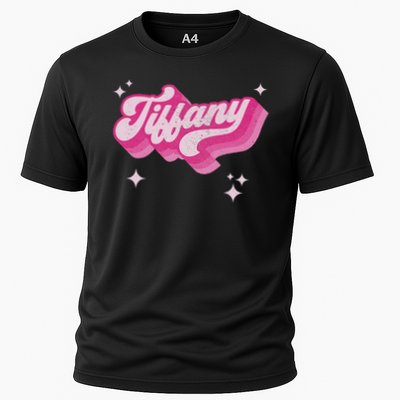 Tiffany First Name Girl Vintage Style 70s Personalized Retro Performance Shirt