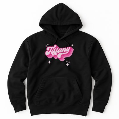 Tiffany First Name Girl Vintage Style 70s Personalized Retro Hoodie