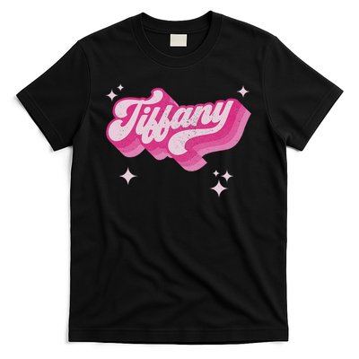 Tiffany First Name Girl Vintage Style 70s Personalized Retro T-Shirt