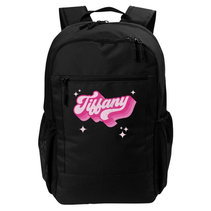 Tiffany First Name Girl Vintage Style 70s Personalized Retro Backpack