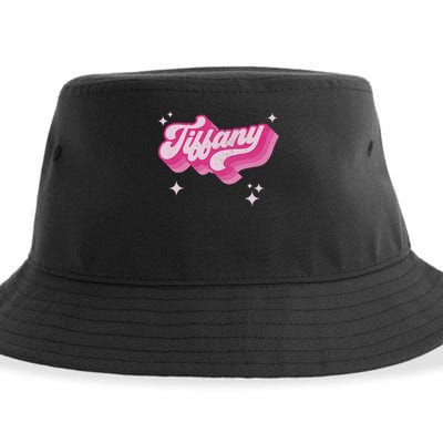 Tiffany First Name Girl Vintage Style 70s Personalized Retro Sustainable Bucket Hat