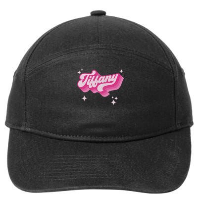 Tiffany First Name Girl Vintage Style 70s Personalized Retro 7-Panel Snapback Hat