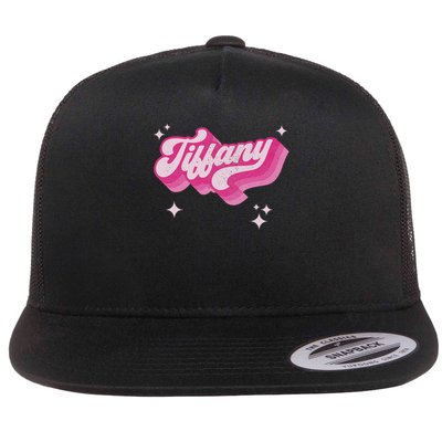 Tiffany First Name Girl Vintage Style 70s Personalized Retro Flatbill Hat