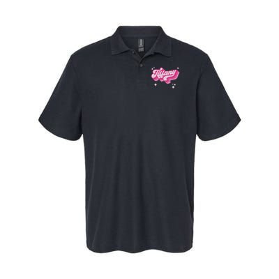 Tiffany First Name Girl Vintage Style 70s Personalized Retro Polo