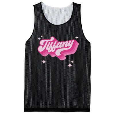 Tiffany First Name Girl Vintage Style 70s Personalized Retro Mesh Reversible Basketball Jersey Tank