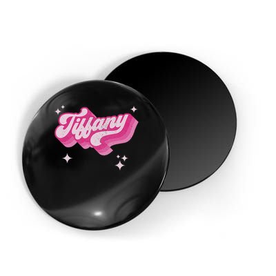 Tiffany First Name Girl Vintage Style 70s Personalized Retro Magnet