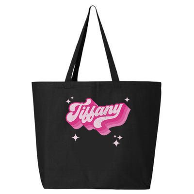 Tiffany First Name Girl Vintage Style 70s Personalized Retro 25L Jumbo Tote