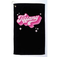Tiffany First Name Girl Vintage Style 70s Personalized Retro Golf Towel