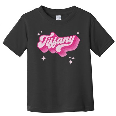 Tiffany First Name Girl Vintage Style 70s Personalized Retro Toddler T-Shirt