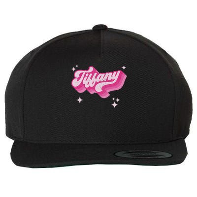 Tiffany First Name Girl Vintage Style 70s Personalized Retro Wool Snapback Cap