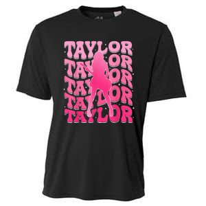 Taylor First Name Personalized 80S Cooling Performance Crew T-Shirt