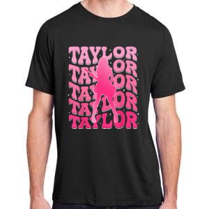 Taylor First Name Personalized 80S Adult ChromaSoft Performance T-Shirt