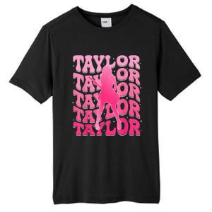 Taylor First Name Personalized 80S Tall Fusion ChromaSoft Performance T-Shirt