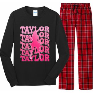 Taylor First Name Personalized 80S Long Sleeve Pajama Set